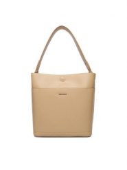 GINO ROSSI Torebka EO-LX20079 Beżowy. Brązowe torebki klasyczne damskie Gino Rossi, z materiału, bez dodatków. Za 299.99 zł.