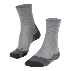 Skarpetki damskie Falke TK2 Melange. Szare skarpetki damskie Falke, bez wzorów, z materiału. Za 161.50 zł.