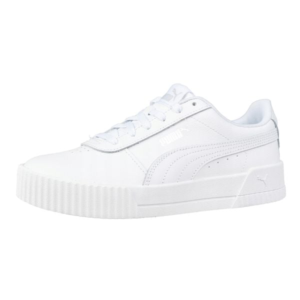 Damskie Skórzane Buty Sportowe Carina. Białe obuwie sportowe damskie Puma, bez zapięcia. Za 328.99 zł.