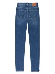 Wrangler Dżinsy - Skinny fit - w kolorze niebieskim rozmiar: W32/L34. Niebieskie jeansy damskie Wrangler, z podwyższonym stanem. Za 173.99 zł.