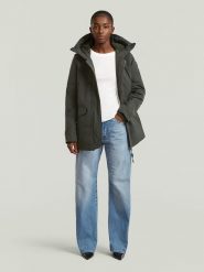 G-Star Parka w kolorze antracytowym rozmiar: L. Czarne parki damskie G-Star, l, bez kaptura. Za 694.95 zł.