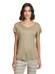 Betty Barclay Koszulka w kolorze oliwkowym rozmiar: 36. Zielone bluzki damskie Betty Barclay, bez wzorów, z wiskozy, bez kołnierzyka, bez ramiączek. Za 82.99 zł.