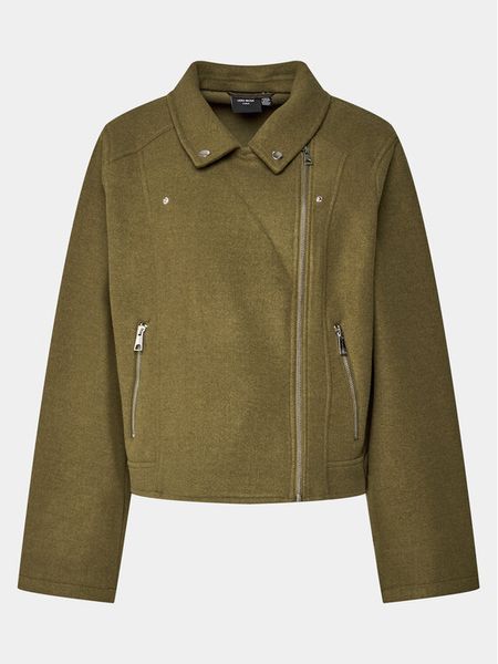 Vero Moda Curve Kurtka z imitacji skóry 10299830 Brązowy Regular Fit. Brązowe kurtki damskie Vero Moda Curve, bez wzorów, ze skóry, bez kaptura. Za 149.99 zł.