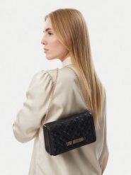 LOVE MOSCHINO Torebka JC4079PP0PLA0000 Czarny. Czarne torebki wieczorowe damskie Love Moschino, bez wzorów, bez dodatków. Za 639.99 zł.