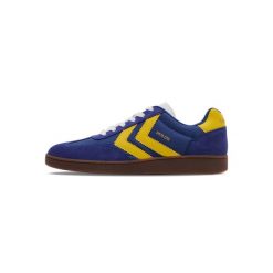 Sneakersy Hummel VM78 CPH RS. Niebieskie obuwie sportowe damskie Hummel, bez zapięcia. Za 338.90 zł.