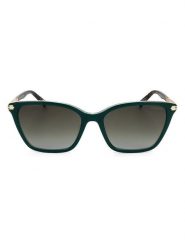Levi's Damskie okulary przeciwsłoneczne w kolorze złoto-ciemnozielono-czarnym rozmiar: 55. Zielone okulary przeciwsłoneczne damskie Levi's. Za 149.95 zł.