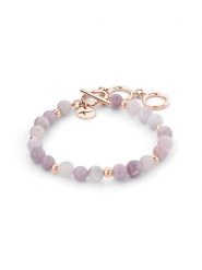 Tamaris Bransoletka z kwarcem rozmiar: onesize. Różowe bransoletki damskie Tamaris, ze stali. Za 118.28 zł.