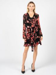 Pinko Sukienka | 1N13FE A011 | Kobieta | Czerwony, Czarny. Czarne sukienki damskie Pinko, bez wzorów, z poliesteru, bez ramiączek. W wyprzedaży za 419.00 zł.