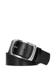 Wojas Skórzany pasek w kolorze czarnym rozmiar: 100. Czarne paski damskie Wojas, bez wzorów, z materiału. Za 67.95 zł.