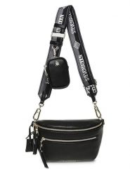 Steve Madden Saszetka w kolorze czarnym - 23 x 14 x 9 cm rozmiar: onesize. Czarne nerki i saszetki damskie Steve Madden, bez wzorów, z materiału. Za 219.08 zł.