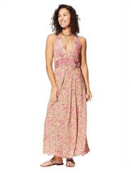 Ipanima Sukienka w kolorze jasnożółto-koralowym rozmiar: 34-40. Czerwone sukienki damskie Ipanima, bez wzorów, bez ramiączek. Za 78.99 zł.