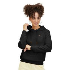 Damska Bluza Z Kapturem Bruchsal. Czarne bluzy damskie Fila, s, bez wzorów, z bawełny, z kapturem. Za 348.99 zł.