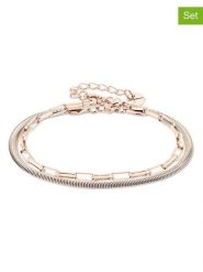 Tamaris Bransoletki (2 szt.) rozmiar: onesize. Bransoletki damskie Tamaris, ze stali. Za 86.99 zł.