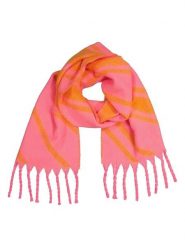 Pieces Szal w kolorze pomarańczowo-jasnoróżowym rozmiar: onesize. Pomarańczowe szaliki damskie Pieces, bez wzorów, z materiału. Za 60.99 zł.