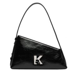 Torebka Karl Lagerfeld Jeans. Czarne torebki klasyczne damskie Karl Lagerfeld Jeans, z jeansu, bez dodatków. Za 879.99 zł.