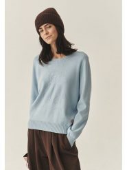 TATUUM Sweter "Cloudy" w kolorze błękitnym rozmiar: XS. Niebieskie swetry klasyczne damskie TATUUM, xs, bez kołnierzyka. Za 147.45 zł.