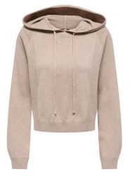 ONLY Bluza w kolorze beżowym rozmiar: S. Brązowe bluzy damskie Only, s, bez wzorów, z kapturem. Za 139.95 zł.