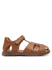 Froddo Sandały Daros C G3150277-1 D Brązowy. Brązowe sandały chłopięce Froddo, ze skóry, bez zapięcia. Za 269.99 zł.
