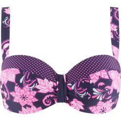 Biustonosz bikini na fiszbinach bonprix niebiesko-różowy. Czerwone bikini bonprix. Za 79.99 zł.