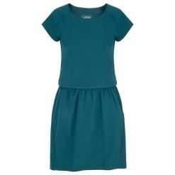 Damska sukienka sportowa Loap Umbria niebieska. Niebieskie sukienki damskie LOOP, bez wzorów, sportowe, bez ramiączek. Za 166.99 zł.