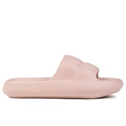 Klapki damskie sportowe Lee MAYA SLIDER WOMEN LOW. Czerwone klapki damskie Lee, bez wzorów, z materiału, bez obcasa, bez zapięcia. Za 89.00 zł.