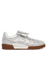 Coach Sneakersy Match CCI44 Srebrny. Szare obuwie sportowe damskie Coach, ze skóry, bez zapięcia. Za 769.99 zł.