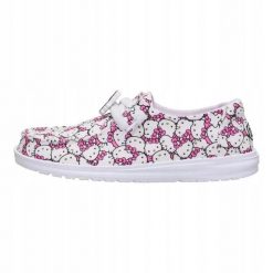 HeyDude Damskie Mokasyny Wendy Hello Kitty Takeover. Mokasyny damskie Hey dude, z materiału, bez obcasa. Za 219.00 zł.