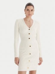Marciano Guess Sukienka 5BGK04 5661Z Écru Slim Fit. Sukienki damskie Marciano Guess, z aplikacjami, z dzianiny, bez ramiączek. Za 1,089.00 zł.