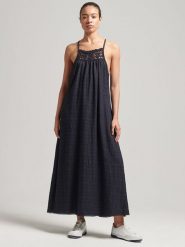 Superdry Sukienka w kolorze czarnym rozmiar: S. Czarne sukienki damskie Superdry, bez wzorów, z koronki, bez ramiączek. Za 210.32 zł.