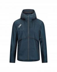 Damska kurtka sportowa przeciwdeszczowa Pro Run 3L CEP. Niebieskie kurtki sportowe damskie CEP, na jesień, l, bez wzorów, z materiału, z kapturem. Za 1,499.00 zł.
