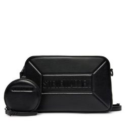Torebka Steve Madden. Czarne listonoszki damskie Steve Madden, bez wzorów, bez dodatków. Za 329.99 zł.
