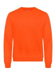 Clique Basic Roundneck uniseks bluza z okrągłym dekoltem — pomarańczowy. Brązowe bluzy damskie CLIQUE, s, bez wzorów, z bawełny, bez kaptura. Za 155.70 zł.