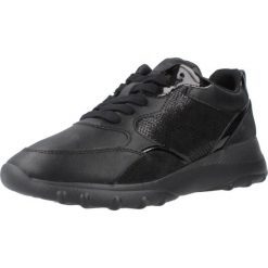 Buty GEOX D ALLENIEE Czarny. Czarne obuwie trekkingowe damskie Geox, z tkaniny, bez zapięcia. Za 292.99 zł.