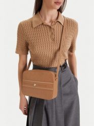 Beverly Hills Polo Club Torebka EO-BHPC-L-013-09 Brązowy. Brązowe listonoszki damskie Beverly Hills Polo Club, bez wzorów, z materiału, bez dodatków. Za 249.99 zł.