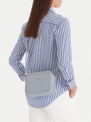 Beverly Hills Polo Club Torebka EO-BHPC-S-001-09 Niebieski. Niebieskie listonoszki damskie Beverly Hills Polo Club, bez wzorów, z materiału, bez dodatków. Za 249.99 zł.