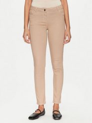 Morgan Jeansy 211-PETRA1 Brązowy Skinny Fit. Brązowe rurki damskie Morgan, bez wzorów, z bawełny. Za 219.99 zł.