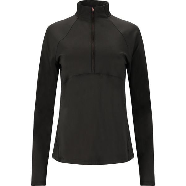 Bluza midlayer damska Endurance Lucile. Czarne bluzy damskie Endurance, bez wzorów, bez kaptura. Za 179.99 zł.