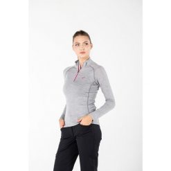Vega - damska koszulka 100% merino wełna 195 g/m² z zamkiem YKK. Szare koszulki damskie WOOLONA, l, bez wzorów, z wełny, bez kołnierzyka, bez ramiączek. W wyprzedaży za 306.00 zł.