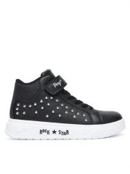 Primigi Sneakersy 2464822 Czarny. Czarne buty sportowe dziewczęce Primigi, ze skóry, bez zapięcia. Za 219.99 zł.