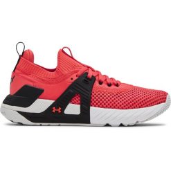 Buty treningowe damskie Under Armour Project Rock 4. Czerwone obuwie sportowe damskie Under Armour, bez zapięcia, na fitness i siłownię. Za 690.00 zł.