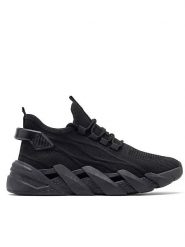 Sixth Sens Sneakersy w kolorze czarnym rozmiar: 38. Czarne obuwie sportowe damskie Sixth Sens, z materiału, bez zapięcia. Za 105.45 zł.
