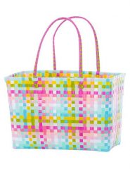 Overbeck and Friends Shopper bag "Tammy" ze wzorem - 43 x 28 x 23 cm rozmiar: onesize. Shopper bag Overbeck and Friends, bez wzorów, z materiału, na ramię, bez dodatków. Za 140.20 zł.