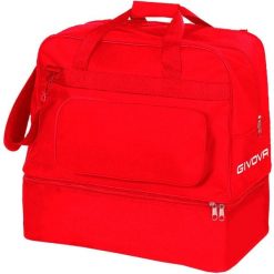 Givova Revolution Big - Torba sportowa z przegrodą na buty. Czerwone torby sportowe Givova, bez wzorów. Za 179.99 zł.