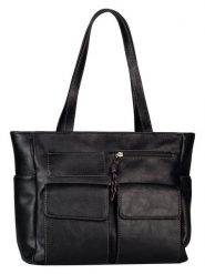Tom Tailor Shopper bag "Malina" w kolorze czarnym - 40 x 29 x 13,5 cm rozmiar: onesize. Czarne shopper bag Tom Tailor, bez wzorów, z materiału, na ramię, bez dodatków. Za 144.92 zł.