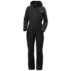 Damski kombinezon narciarski Helly Hansen Avanti. Czarne kombinezony damskie Helly Hansen, bez wzorów, sportowe, bez kołnierzyka, bez ramiączek. Za 2,455.95 zł.