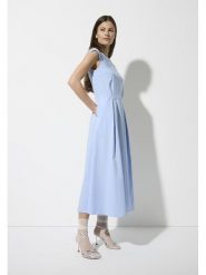 More & More Sukienka w kolorze błękitnym rozmiar: 32. Niebieskie sukienki damskie More & More, bez wzorów, bez ramiączek. Za 208.99 zł.