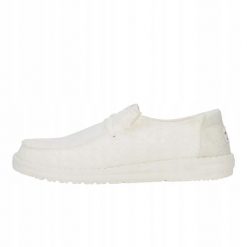 HeyDude Damskie Mokasyny Wendy Eyelet Lace. Białe mokasyny damskie Hey dude, z materiału, bez obcasa. Za 199.00 zł.