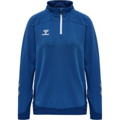 Damska bluza dresowa half zip Hummel Lead. Niebieskie bluzy damskie Hummel, l, bez wzorów, z dresówki, bez kaptura. W wyprzedaży za 174.00 zł.