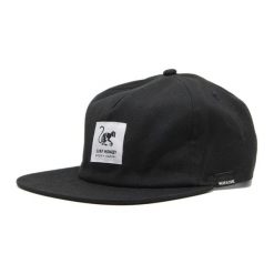 Czapka Trucker - Płaski daszek - Bawełna organiczna (Czarny). Czarne czapki z daszkiem damskie SURF MONKEY, bez wzorów, z bawełny. Za 139.95 zł.