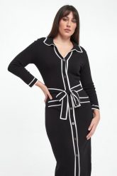 Sukienka dzianinowa JOSEPH RIBKOFF. Sukienki damskie Joseph Ribkoff, bez wzorów, z dzianiny, bez ramiączek. Za 1,329.00 zł.